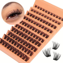 10 Rows Cluster Lashes Mixed Size Voluminous Layered False Eyelashes