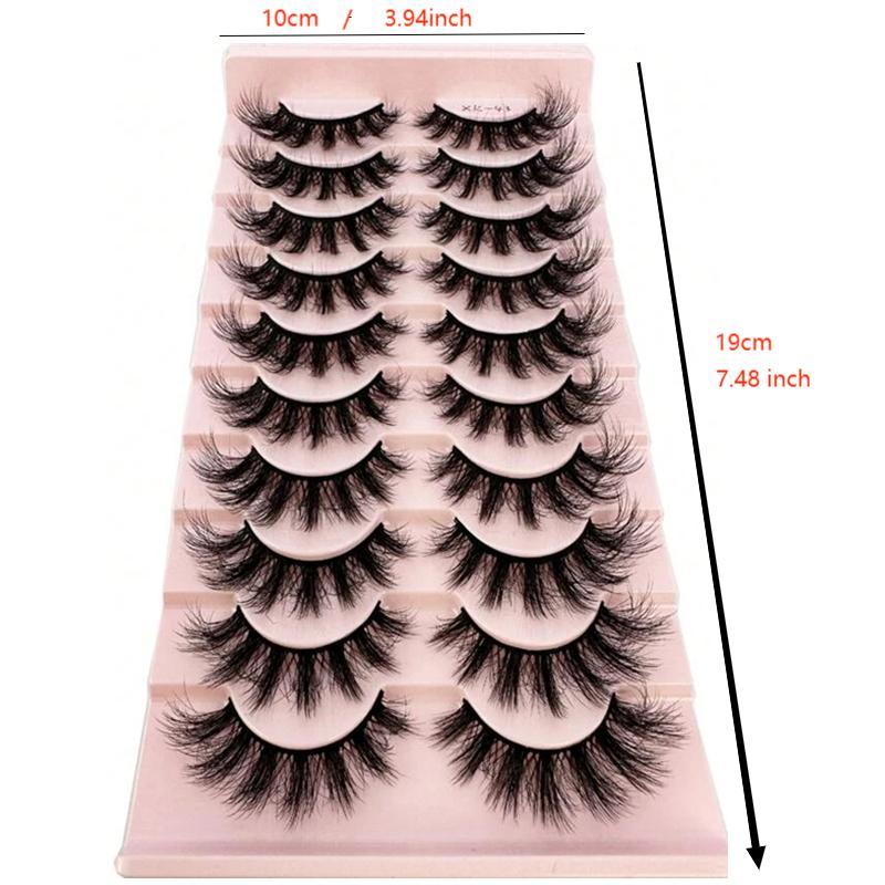 Fluffy Manga Eyelash Extensions for Natural Look Beauty Cosplay