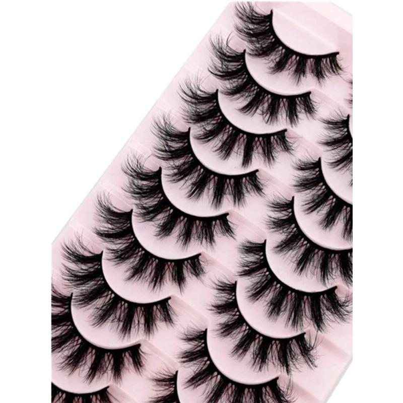 Fluffy Manga Eyelash Extensions for Natural Look Beauty Cosplay