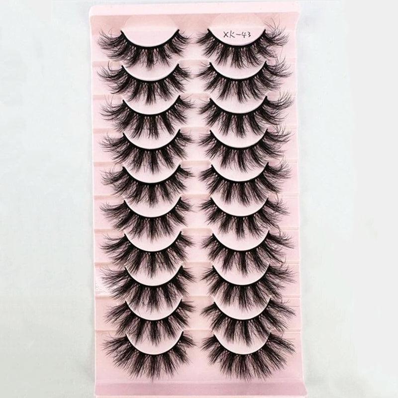 Fluffy Manga Eyelash Extensions for Natural Look Beauty Cosplay