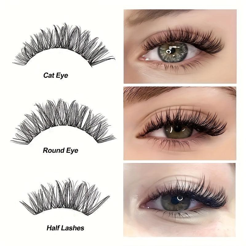 Individual Lashes D Curl 8-16mm Mixed Length Lash Clusters