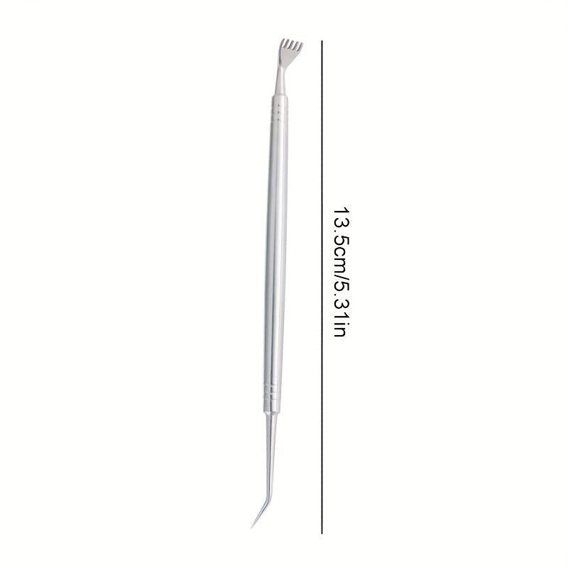 Stainless Steel Pick Stick Tool for Eyelashes - Double ended Combing Needle