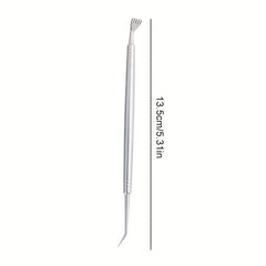 Stainless Steel Pick Stick Tool for Eyelashes - Double ended Combing Needle