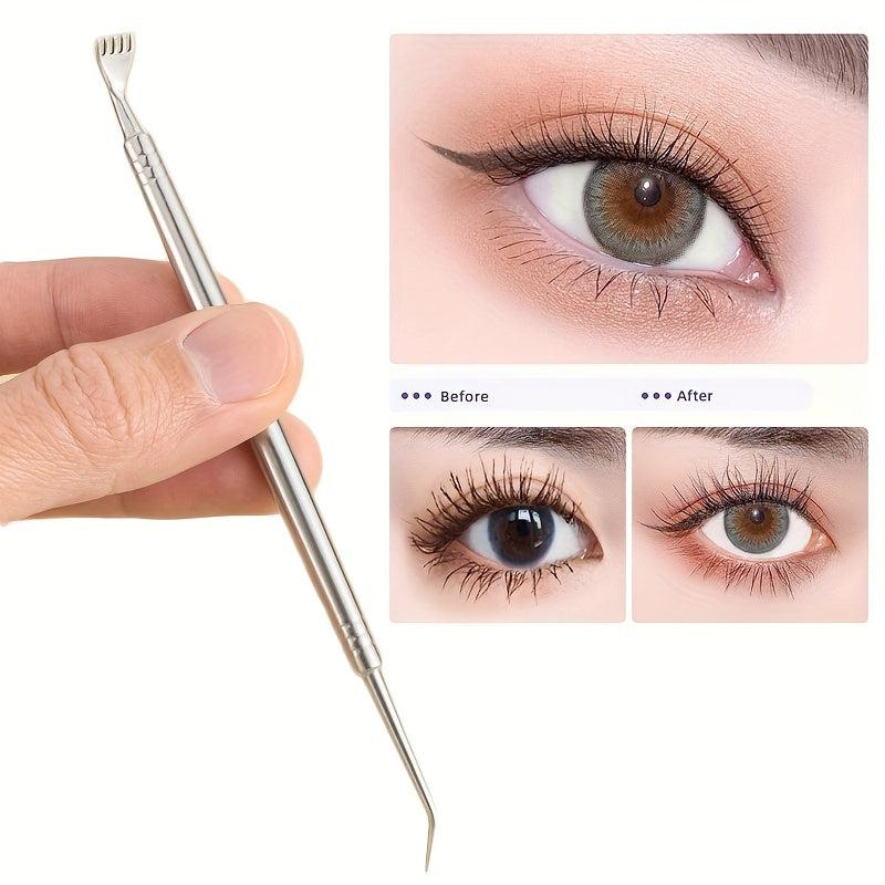 Stainless Steel Pick Stick Tool for Eyelashes - Double ended Combing Needle