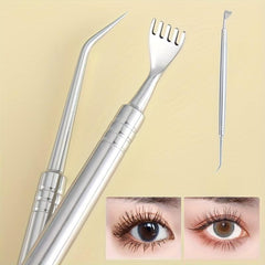 Stainless Steel Pick Stick Tool for Eyelashes - Double ended Combing Needle