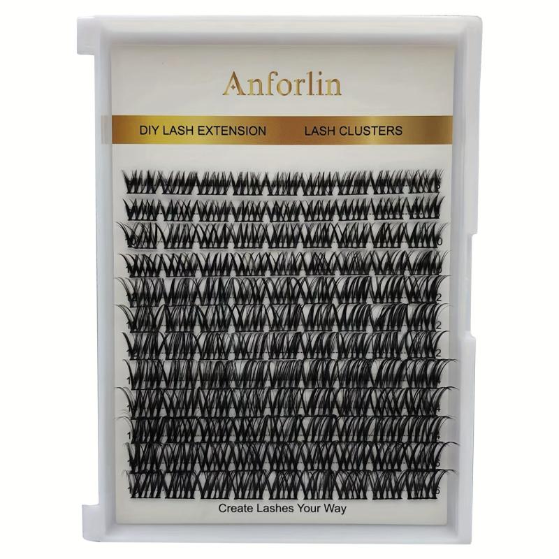 DIY Mixed Length Cluster Eyelashes Large Capacity Segmented Lashes