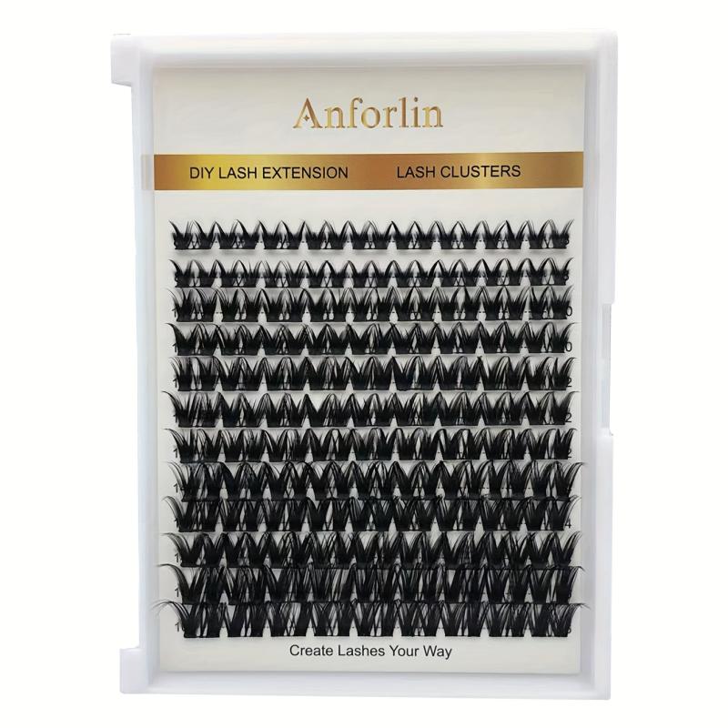 DIY Mixed Length Cluster Eyelashes Large Capacity Segmented Lashes