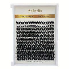 DIY Mixed Length Cluster Eyelashes Large Capacity Segmented Lashes