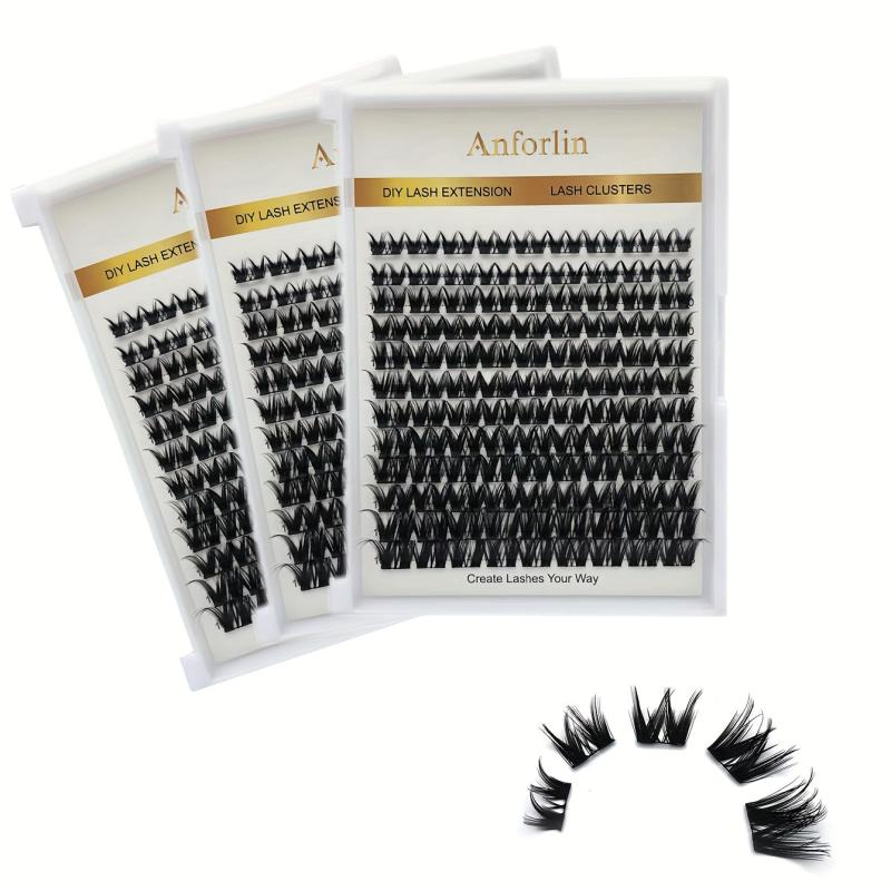 DIY Mixed Length Cluster Eyelashes Large Capacity Segmented Lashes