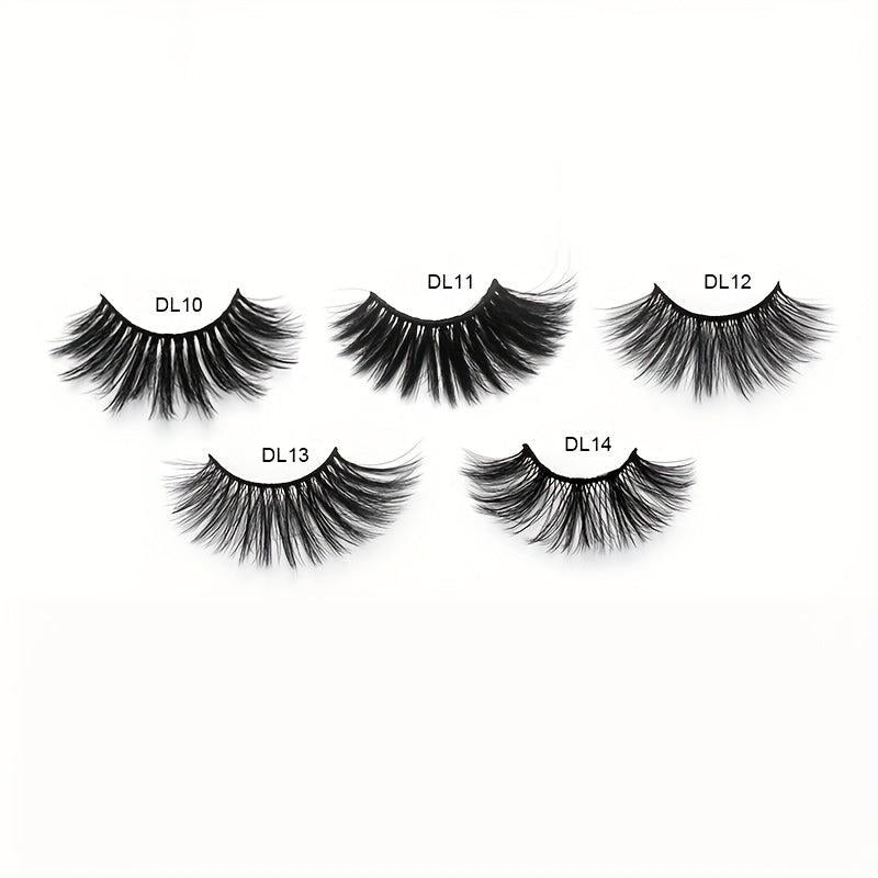 6D Fluffy Wispy Natural Volume False Eyelashes for Wedding Makeup