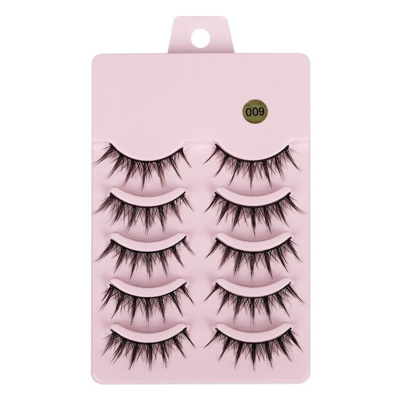 5 Pair 3D 5D Faux Mink False Eyelashes Set with Packaging