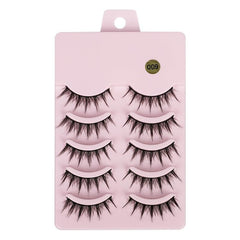 5 Pair 3D 5D Faux Mink False Eyelashes Set with Packaging