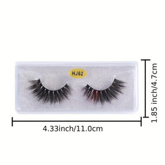 10 Pairs Fluffy False Mink Lashes Pack with Portable Case