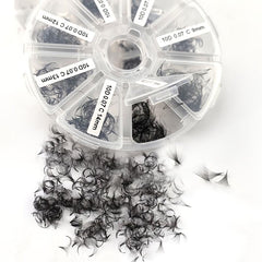 10D Premade Fans 0.07mm C Curl 9-16mm Lashes 500-1000 Pcs