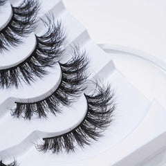 7 Pairs 5D Fluffy False Eyelashes 20mm Long Wispy Lash Extension Makeup