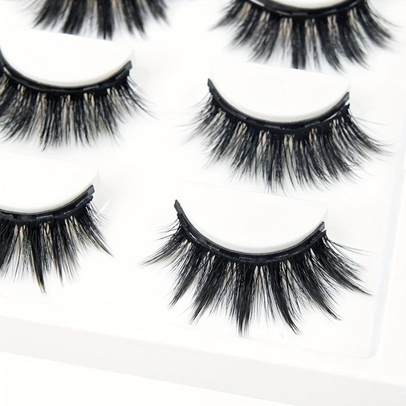 3 Pairs Magnetic False Eyelashes With Magnetic Liquid Eyeliner Set