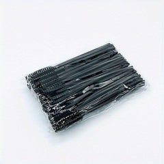50pcs Crystal Eyelash Brush Mascara Applicator Spoolie Kit