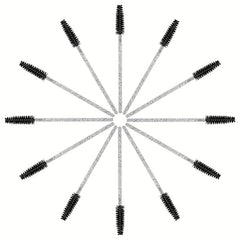 50pcs Crystal Eyelash Brush Mascara Applicator Spoolie Kit