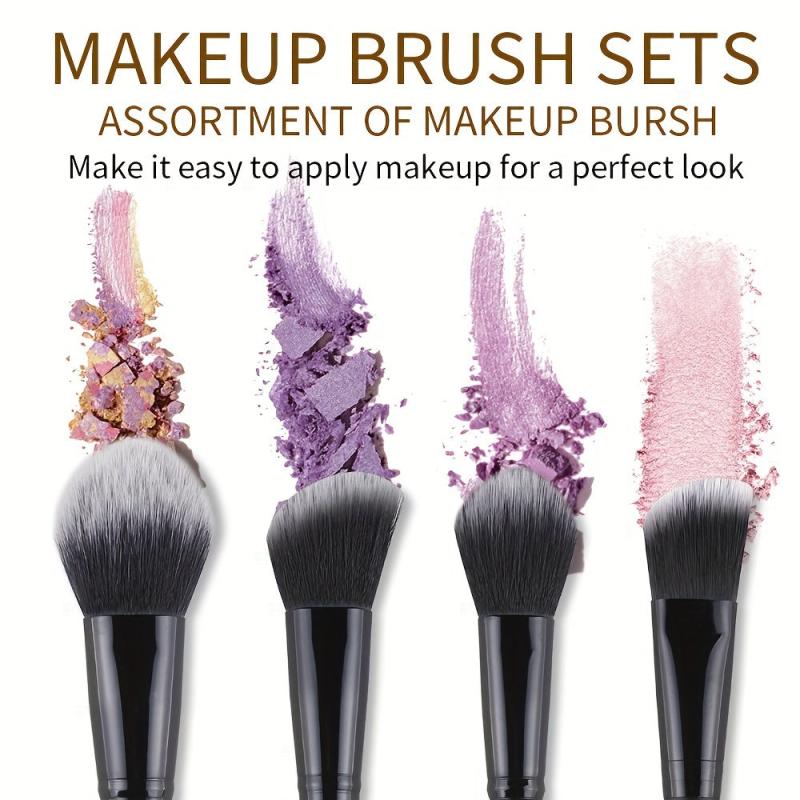 15pcs Makeup Brushes Set for Powder Eyebrow Foundation Blush
