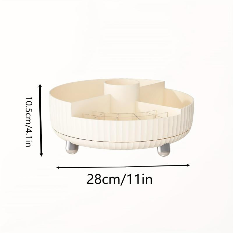 360 Rotating Makeup Perfume Organizer Lazy Susan Cosmetic Desk Storage