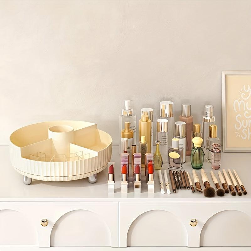 360 Rotating Makeup Perfume Organizer Lazy Susan Cosmetic Desk Storage