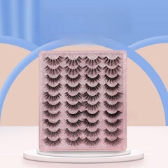20 Pairs Natural Volume Thick Curly Faux Mink Lashes