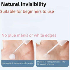 Lash Extension Kit 20 Pairs Natural Look False Eyelashes Applicator Adhesive