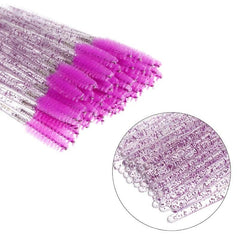 50 Crystal Mascara Brushes for Easy Makeup Application