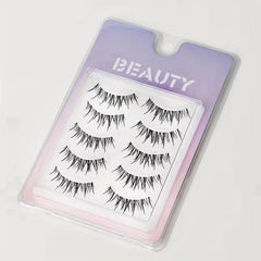 Natural Look False Eyelashes 10 Pairs Messy Style Fluffy Lashes