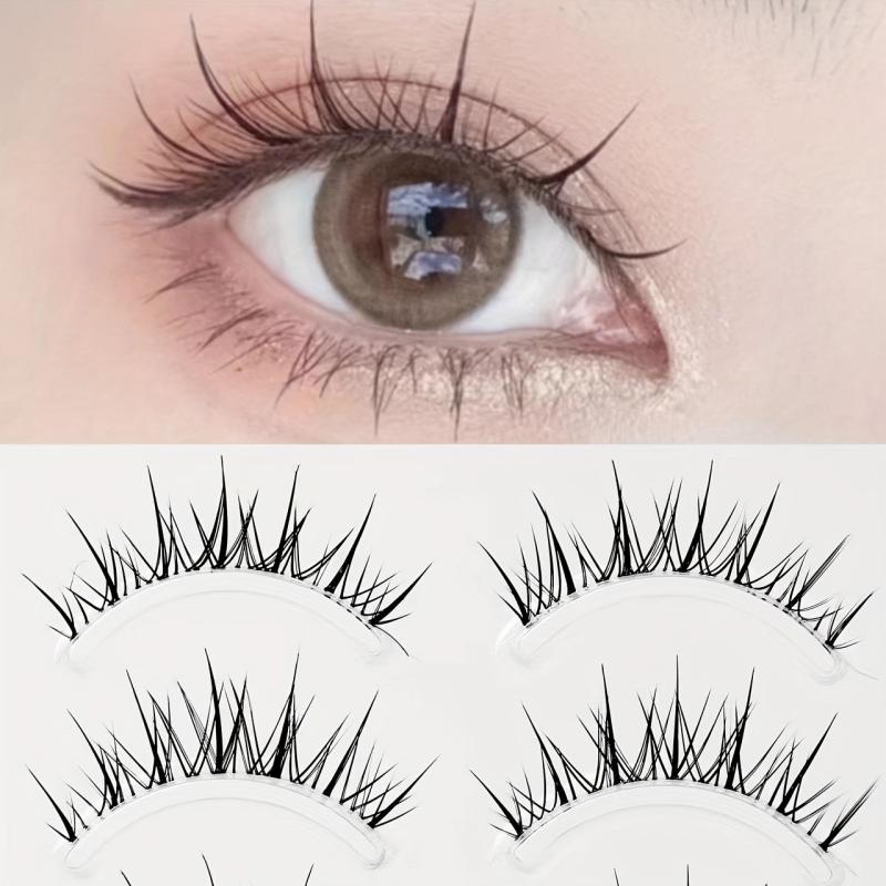 Natural Look False Eyelashes 10 Pairs Messy Style Fluffy Lashes