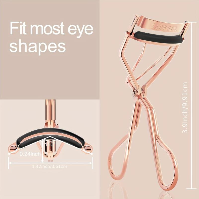 Professional Eyelash Curler with 5 Refill Pads & Velvet Bag