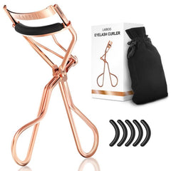 Professional Eyelash Curler with 5 Refill Pads & Velvet Bag