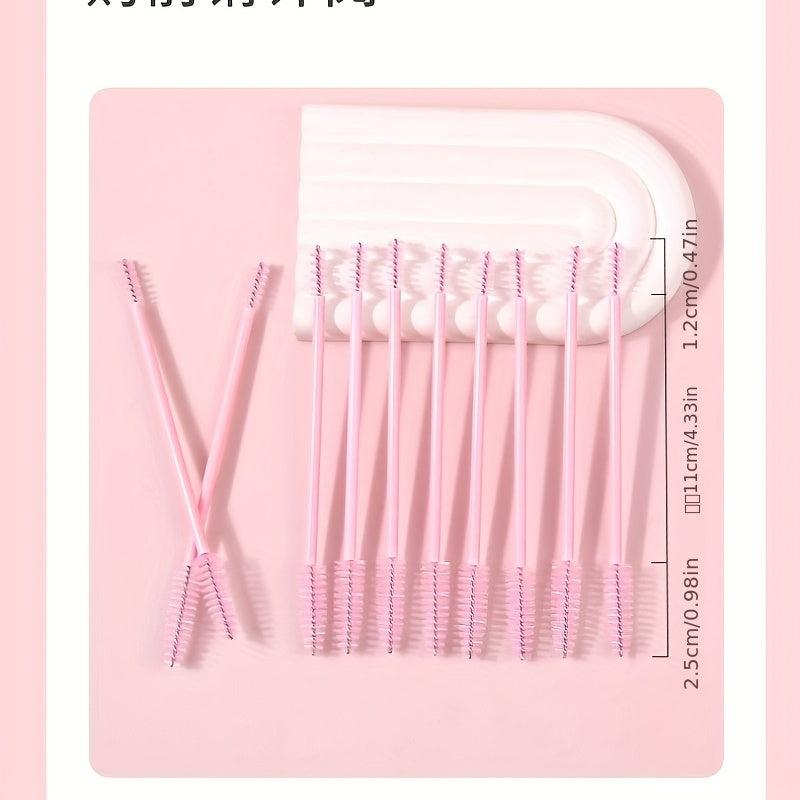 20PCS Lash Mascara & Eyebrow Brush 2 In 1 Makeup Brushes