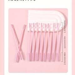 20PCS Lash Mascara & Eyebrow Brush 2 In 1 Makeup Brushes