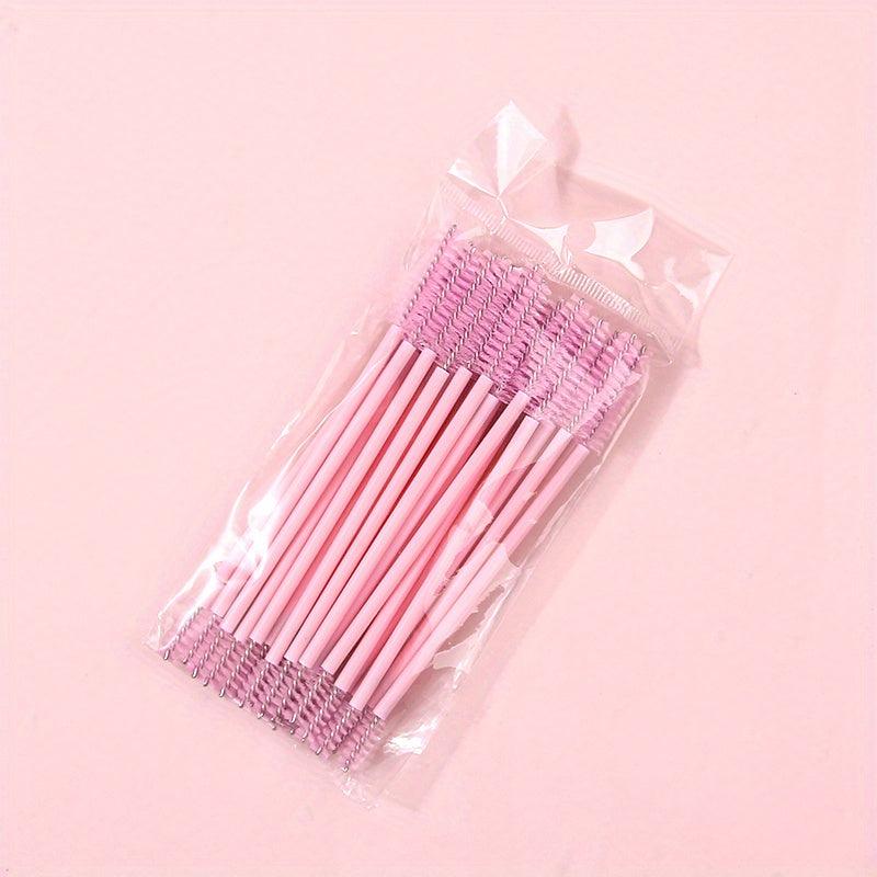 20PCS Lash Mascara & Eyebrow Brush 2 In 1 Makeup Brushes