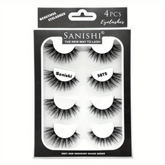 Fluffy 3D False Eyelashes 5 Styles Reusable Faux Mink Lashes Natural Look