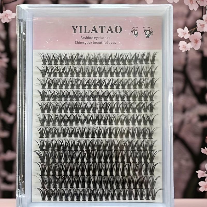 240 Clusters 30D False Eyelashes DIY Extensions D Curl Long Lashes Faux Mink
