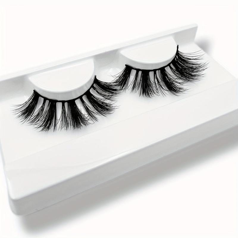 3D Mink Lashes Thick and Full Strip Extensions for Natural and Dramatic Look