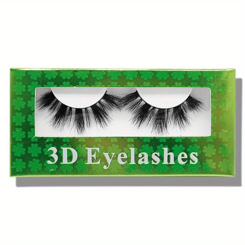 3D Mink Lashes Thick and Full Strip Extensions for Natural and Dramatic Look