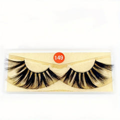 10 Pairs 25mm Thick Fluffy 3D Eyelash Extension