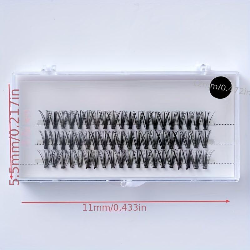 3 Rows Cluster Lashes DIY Segmented False Eyelashes