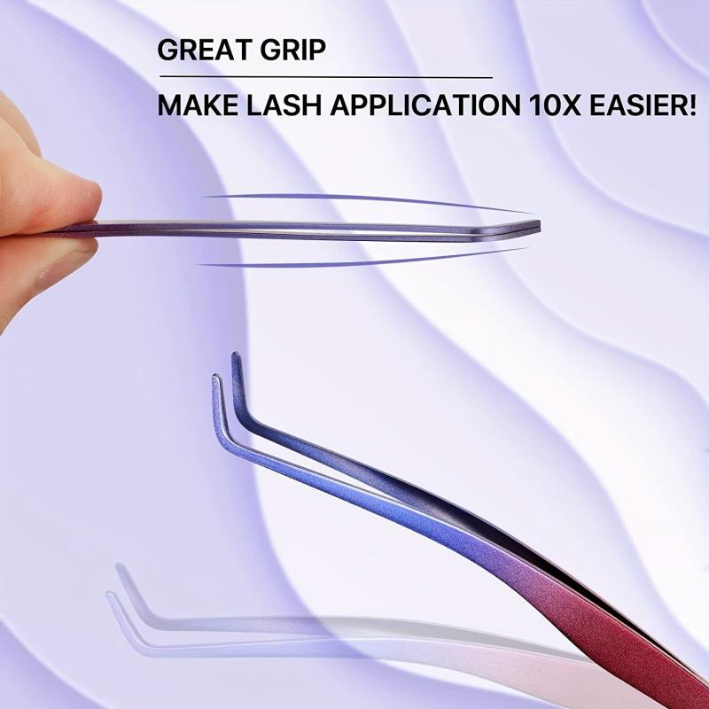 Stainless Steel Eyelash Applicator Tool for Cluster Lashes