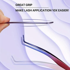 Stainless Steel Eyelash Applicator Tool for Cluster Lashes