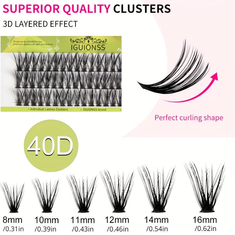 DIY Self Grafting Lashes Individual Cluster Soft And Dense Lashes Extension
