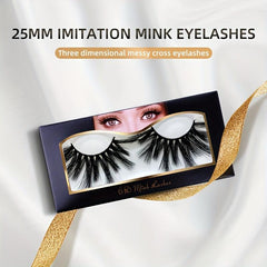 Faux Mink False Eyelashes Soft 6D Fluffy Sexy Eyelashes For Women