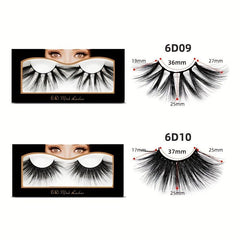 Faux Mink False Eyelashes Soft 6D Fluffy Sexy Eyelashes For Women