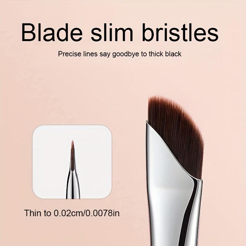 Soft Makeup Brush Eyebrow Eyeliner Angle Flat Head Women Cosmetic Brushes