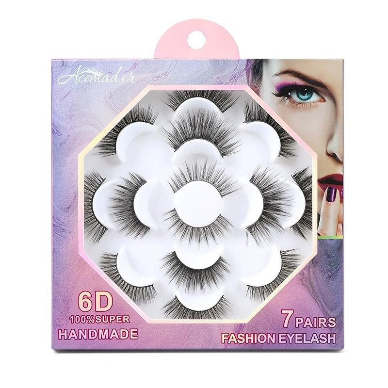 7 Pairs Pure Lashes Chemical Fiber False Eyelashes