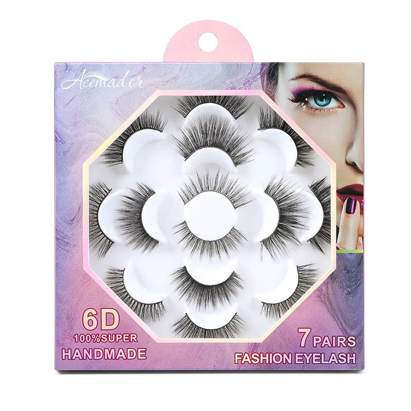 7 Pairs Pure Lashes Chemical Fiber False Eyelashes