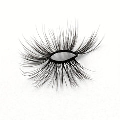 6 Pairs C Curling Fluffy Volume False Eyelashes Natural Cross Slender Lashes